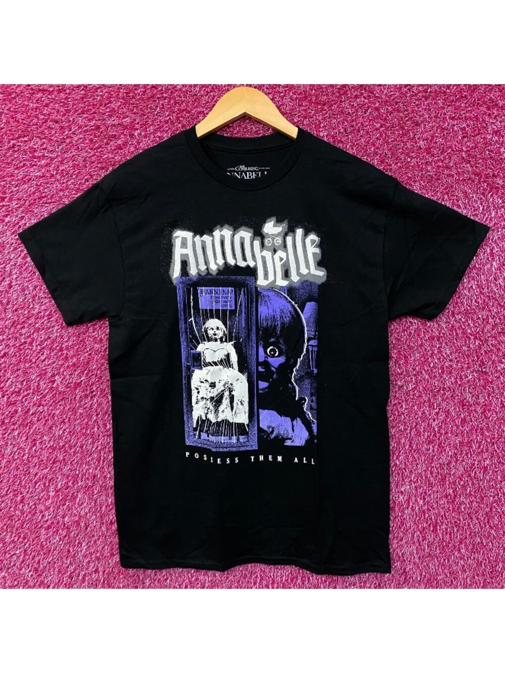 Annabelle The Conjuring Horror Graphic T-Shirt Medium
